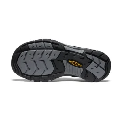 Men KEEN Sandals<Men'S Newport Leather | Black/Steel Grey