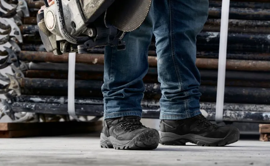 Men KEEN Work Boots & Shoes<Men'S Pittsburgh Energy 6" Waterproof Boot (Carbon Fiber Toe) | Black/Forged Iron