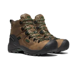 Men KEEN Work Boots & Shoes<Men'S Pittsburgh Energy 6" Waterproof Boot (Carbon Fiber Toe) | Cascade Brown/Greener Pastures