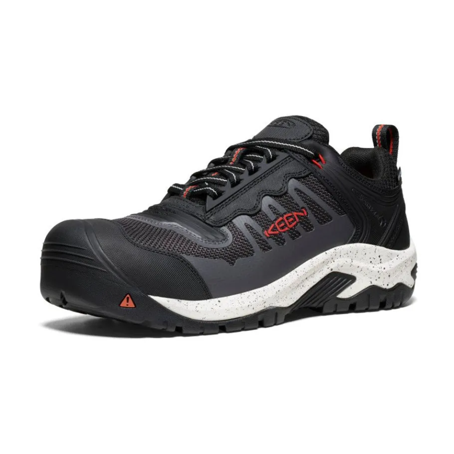 Men KEEN Work Boots & Shoes<Men'S Reno Kbf Waterproof (Carbon-Fiber Toe) | Red Clay/Black