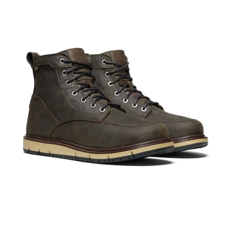 Men KEEN Work Boots & Shoes<Men'S San Jose 6" Waterproof Boot (Soft Toe) | Cascade Brown