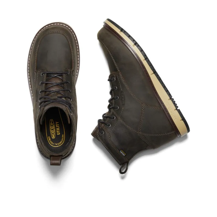 Men KEEN Work Boots & Shoes<Men'S San Jose 6" Waterproof Boot (Soft Toe) | Cascade Brown