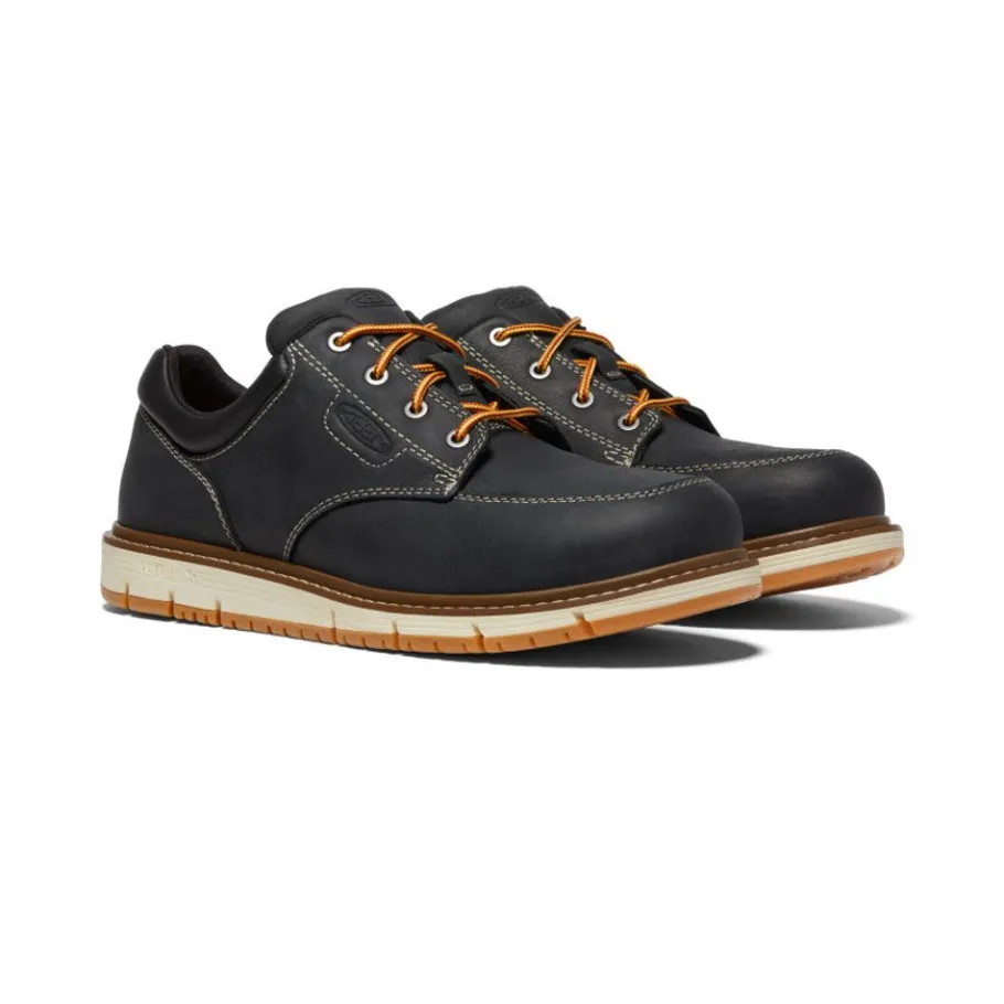 Men KEEN Work Boots & Shoes<Men'S San Jose Oxford (Aluminum Toe) | Black/Off White