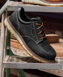 Men KEEN Work Boots & Shoes<Men'S San Jose Oxford (Aluminum Toe) | Black/Off White