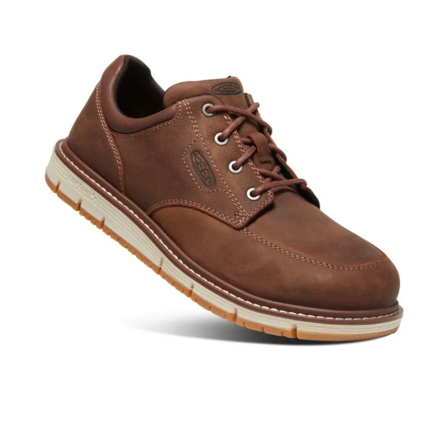Men KEEN Work Boots & Shoes<Men'S San Jose Oxford (Aluminum Toe) | Gingerbread/Off White