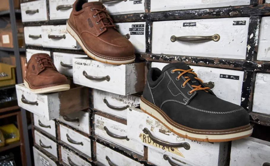 Men KEEN Work Boots & Shoes<Men'S San Jose Oxford (Soft Toe) | Gingerbread/Off White