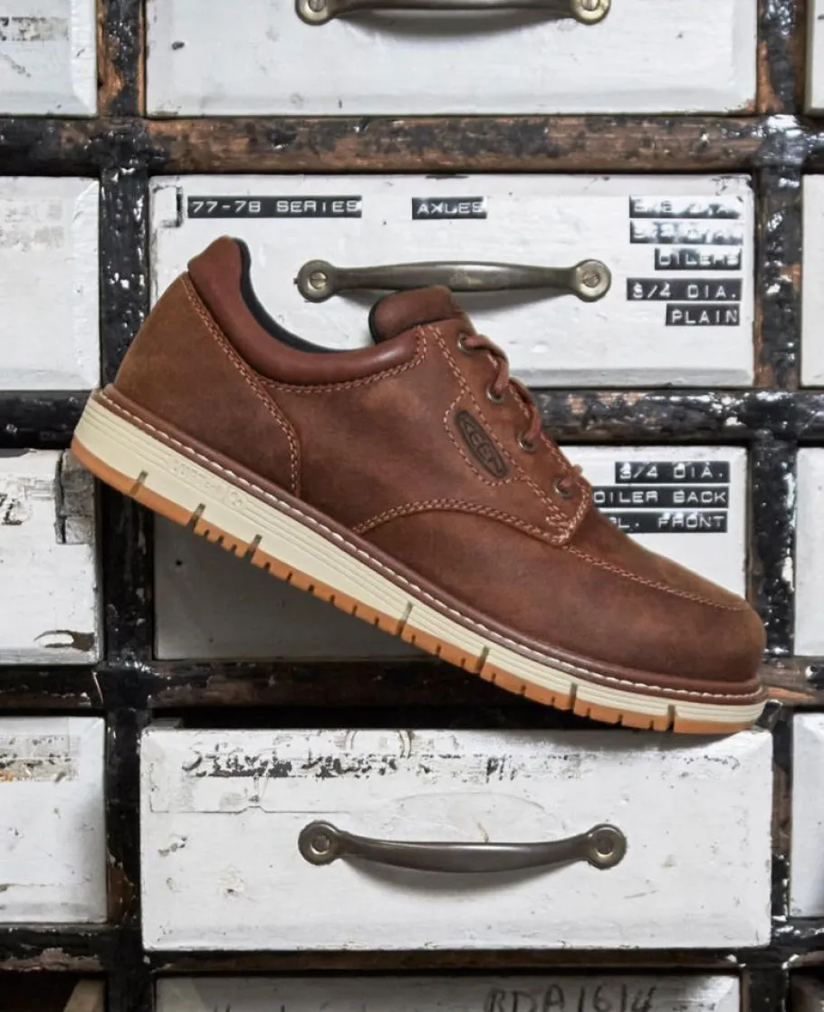 Men KEEN Work Boots & Shoes<Men'S San Jose Oxford (Soft Toe) | Gingerbread/Off White