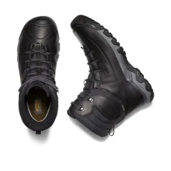 Men KEEN Boots<Men'S Targhee High Lace Waterproof Boot | Black/Raven