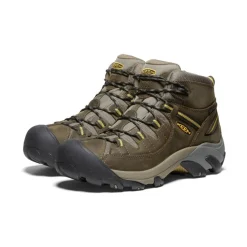 Men KEEN Boots<Men'S Targhee Ii Mid Waterproof Hiking Boots | Black Olive/Yellow