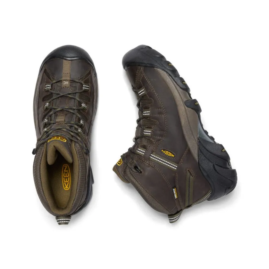 Men KEEN Boots<Men'S Targhee Ii Mid Waterproof Hiking Boots | Canteen/Dark Olive