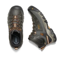 Men KEEN Boots<Men'S Targhee Iii Waterproof Mid | Black Olive/Golden Brown