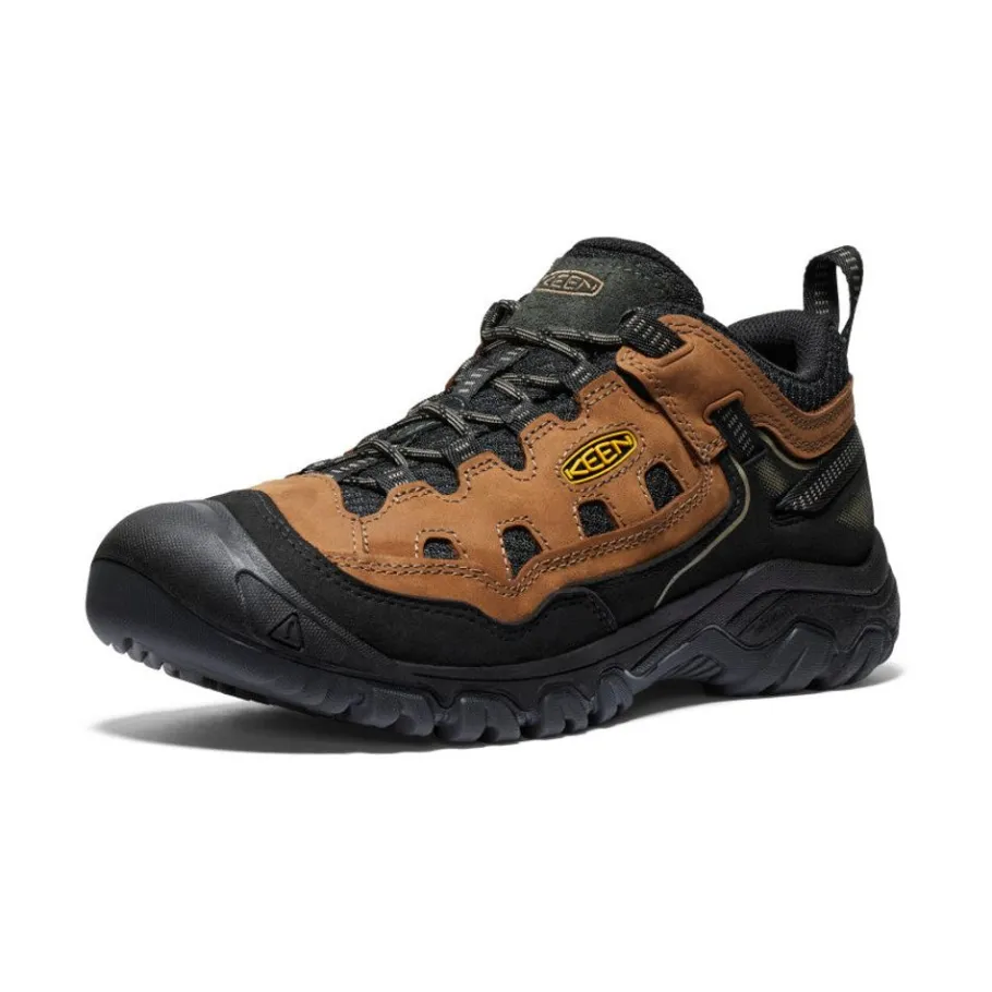 Men KEEN Shoes<Men'S Targhee Iv Vented Hiking Shoe | Bison/Golden Yellow