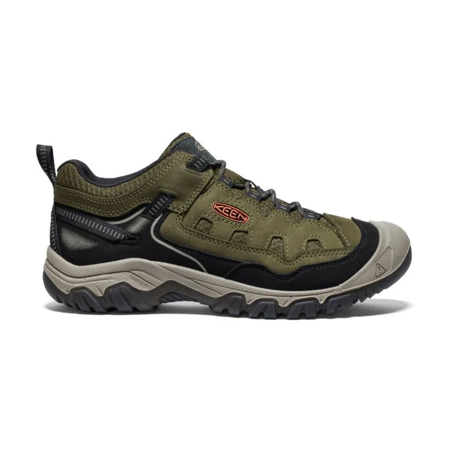 Men KEEN Shoes<Men'S Targhee Iv Vented Hiking Shoe | Dark Olive/Gold Flame