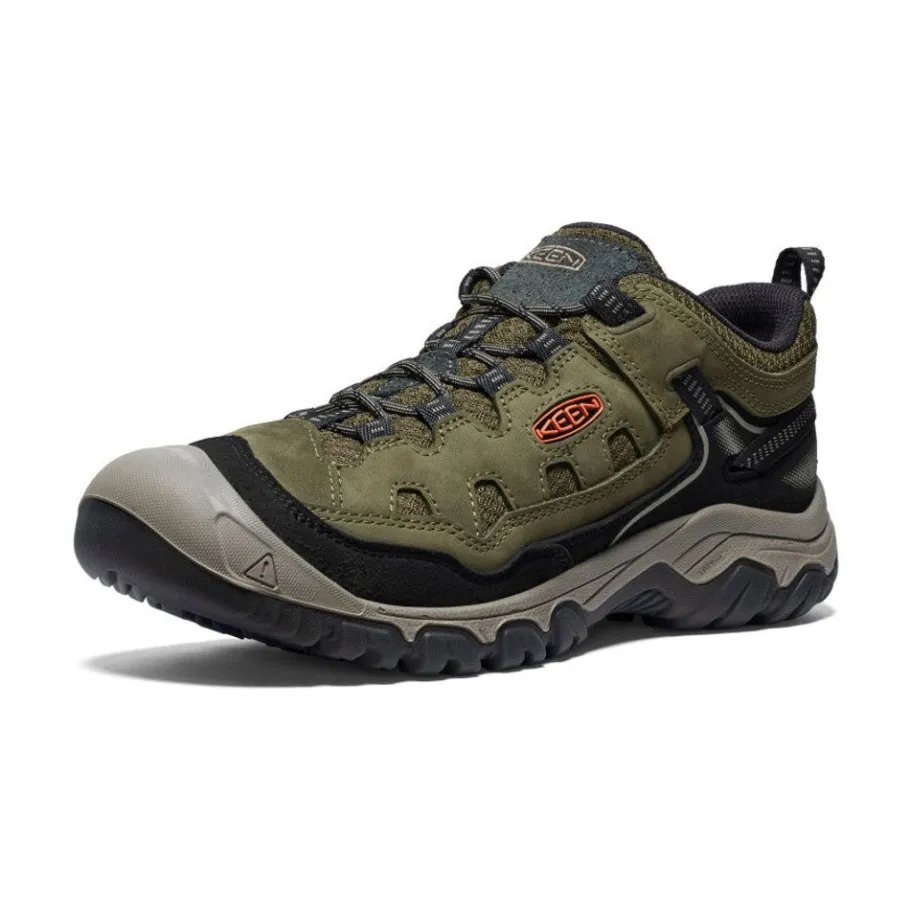 Men KEEN Shoes<Men'S Targhee Iv Vented Hiking Shoe | Dark Olive/Gold Flame