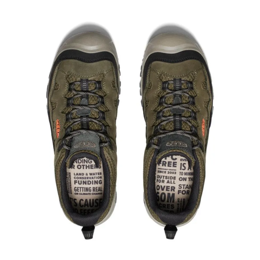 Men KEEN Shoes<Men'S Targhee Iv Vented Hiking Shoe | Dark Olive/Gold Flame