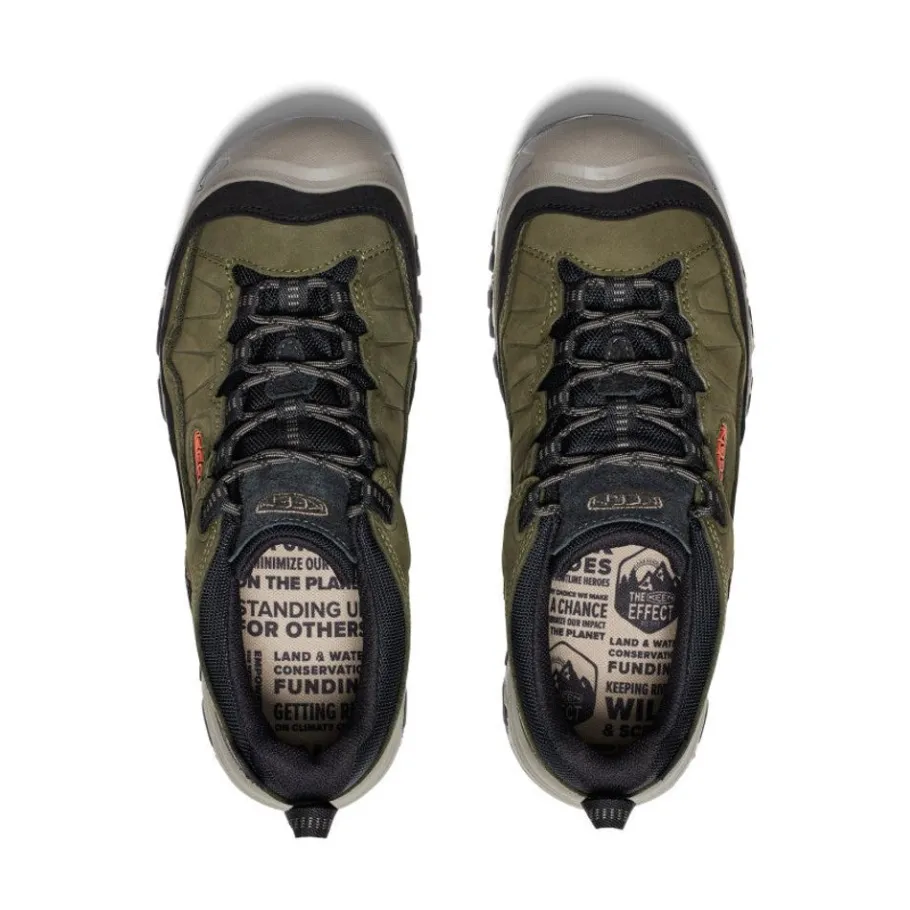 Men KEEN Shoes<Men'S Targhee Iv Waterproof Hiking Shoe | Dark Olive/Gold Flame