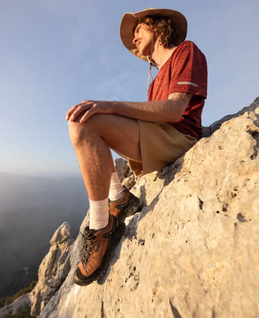 Men KEEN Shoes<Men'S Targhee Iv Waterproof Hiking Shoe | Dark Olive/Gold Flame