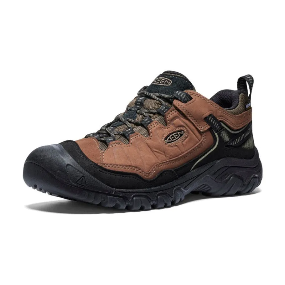 Men KEEN Shoes<Men'S Targhee Iv Waterproof Hiking Shoe | Bison/Black