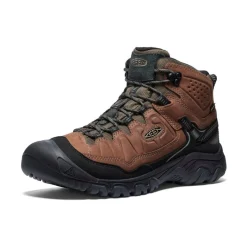 Men KEEN Boots<Men'S Targhee Iv Waterproof Hiking Boot | Bison/Black