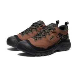 Men KEEN Shoes<Men'S Targhee Iv Wide Waterproof Hiking Shoe | Bison/Black