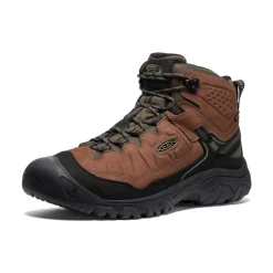 Men KEEN Boots<Men'S Targhee Iv Wide Waterproof Hiking Boot | Bison/Black