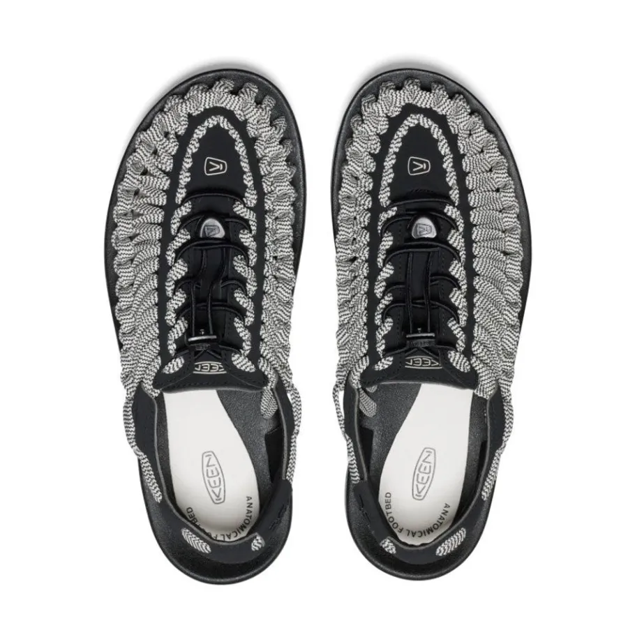 Men KEEN Sandals<Men'S Uneek Flat Cord Sneaker X Rfw | Black/Birch
