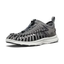 Men KEEN Sandals<Men'S Uneek O3 Sneaker Sandal | Steel Grey/Star White