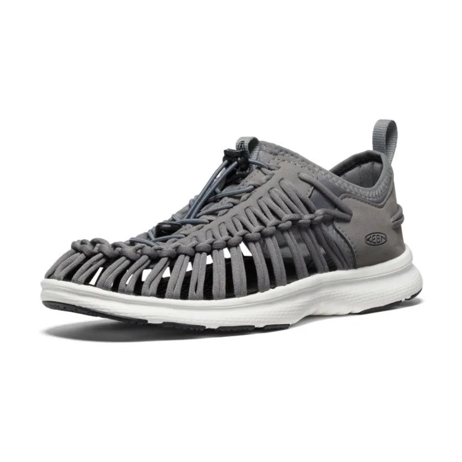 Men KEEN Sandals<Men'S Uneek O3 Sneaker Sandal | Steel Grey/Star White