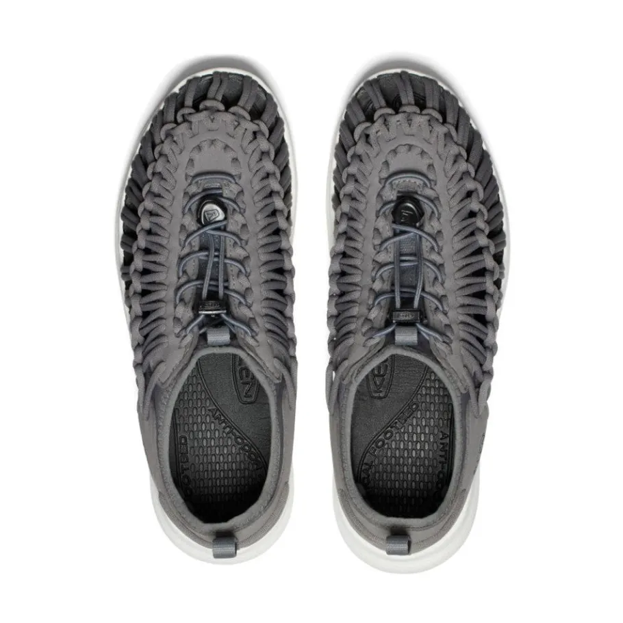 Men KEEN Sandals<Men'S Uneek O3 Sneaker Sandal | Steel Grey/Star White