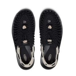 Men KEEN Sandals<Men'S Uneek Sneaker | Black/Plaza Taupe