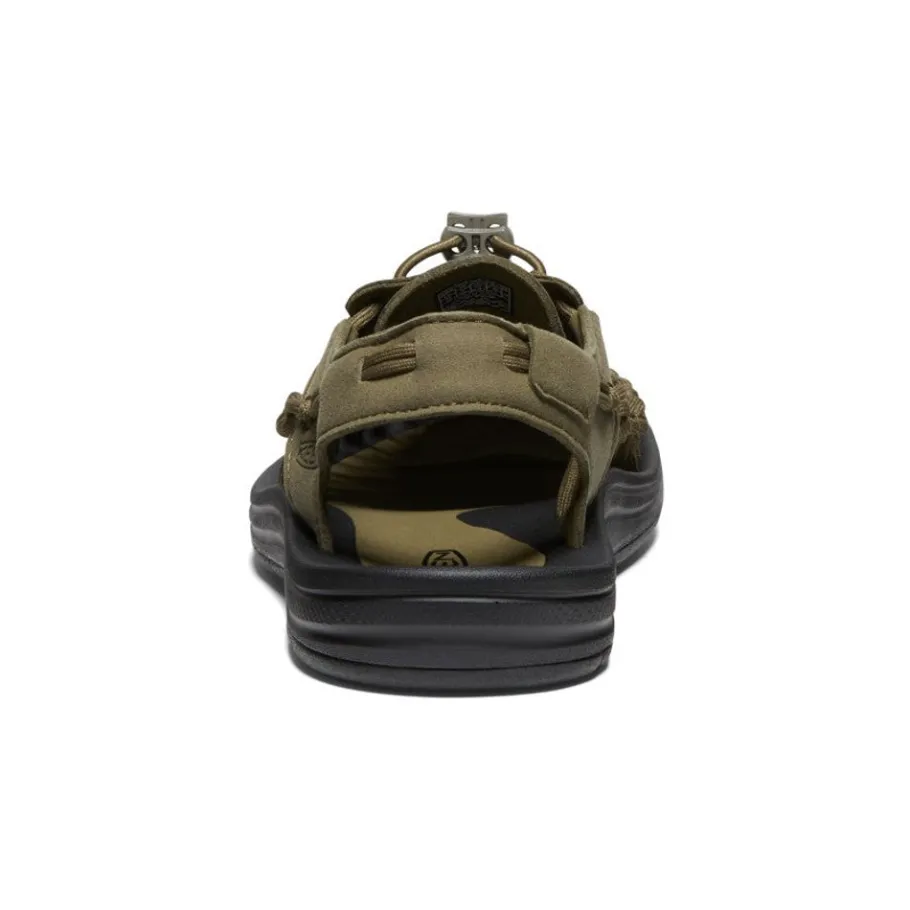 Men KEEN Sandals<Men'S Uneek Sneaker | Dark Olive/Black
