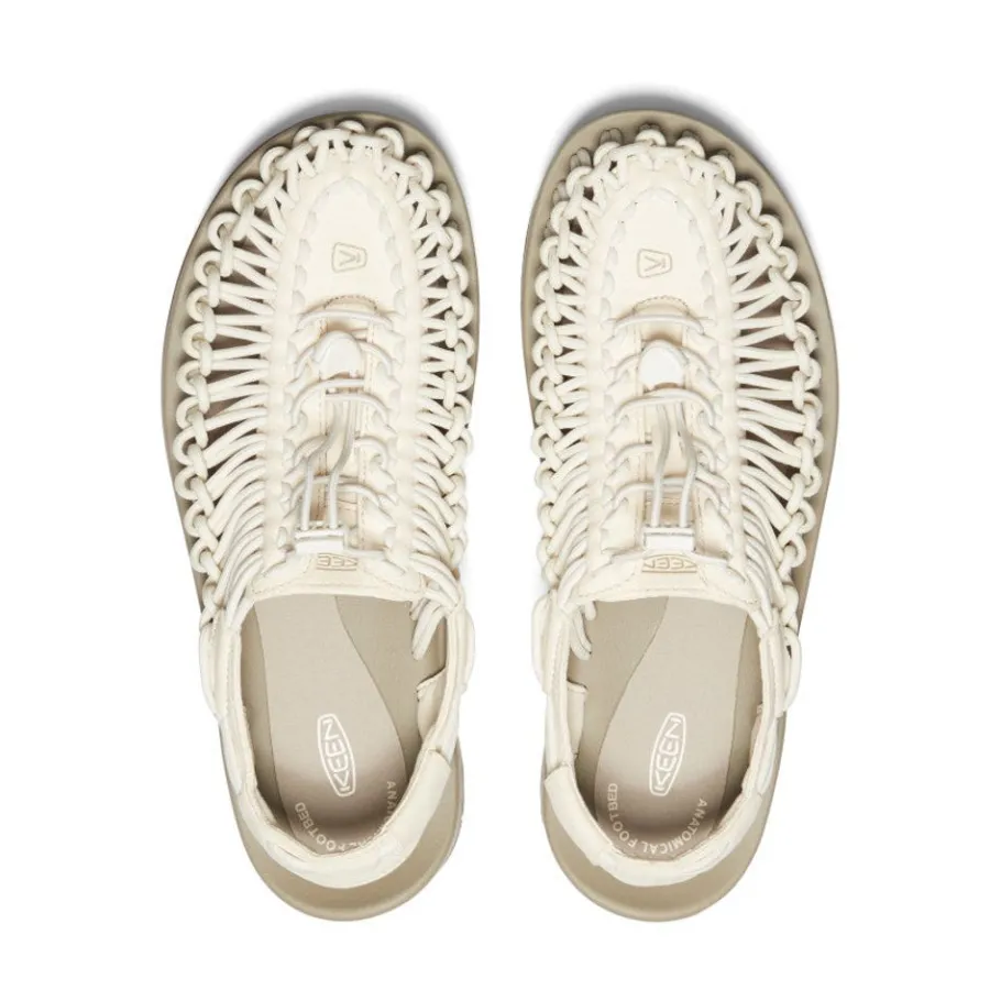 Men KEEN Sandals<Men'S Uneek Sneaker | White Cap/Cornstalk