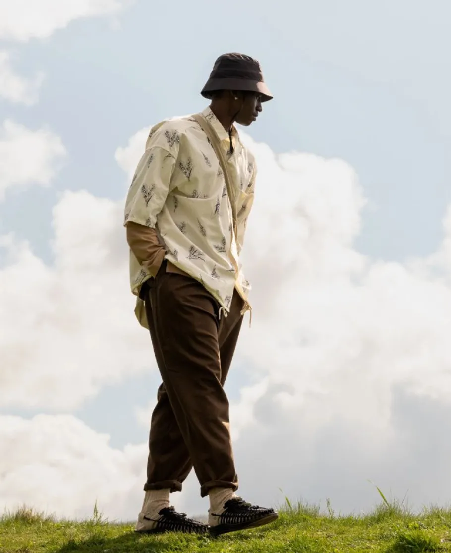 Men KEEN Sandals<Men'S Uneek Sneaker | White Cap/Cornstalk