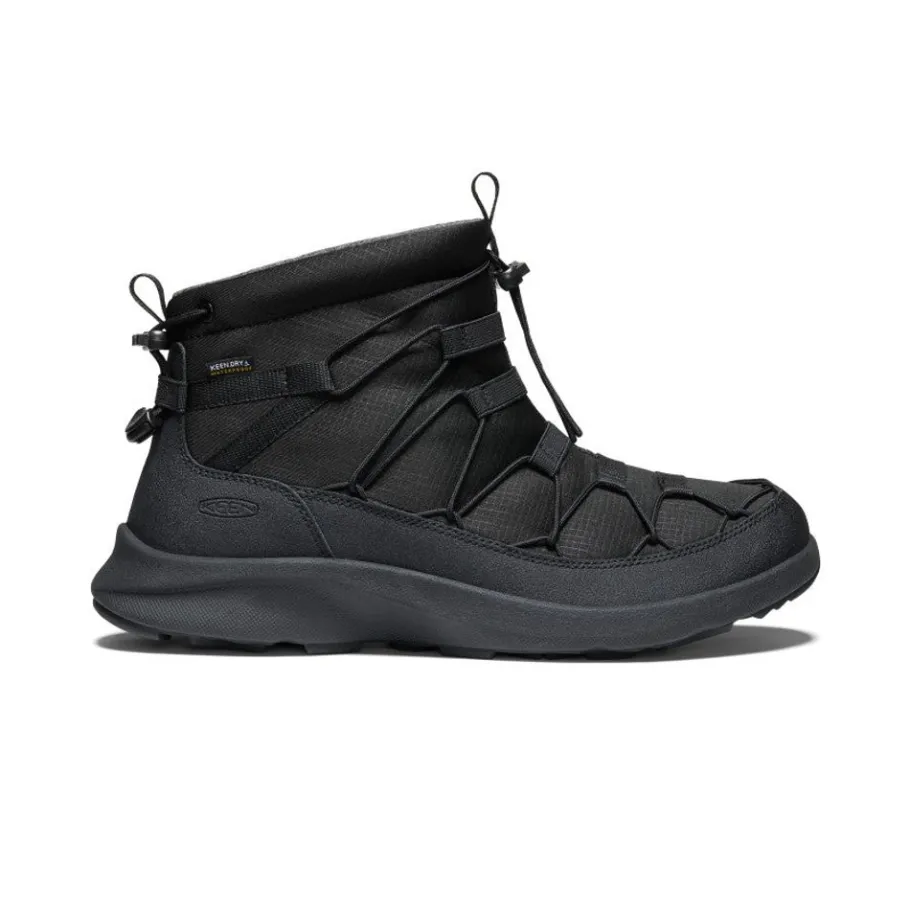 Men KEEN Slip-Ons<Men'S Uneek Snk Waterproof Chukka | Triple Black/Black