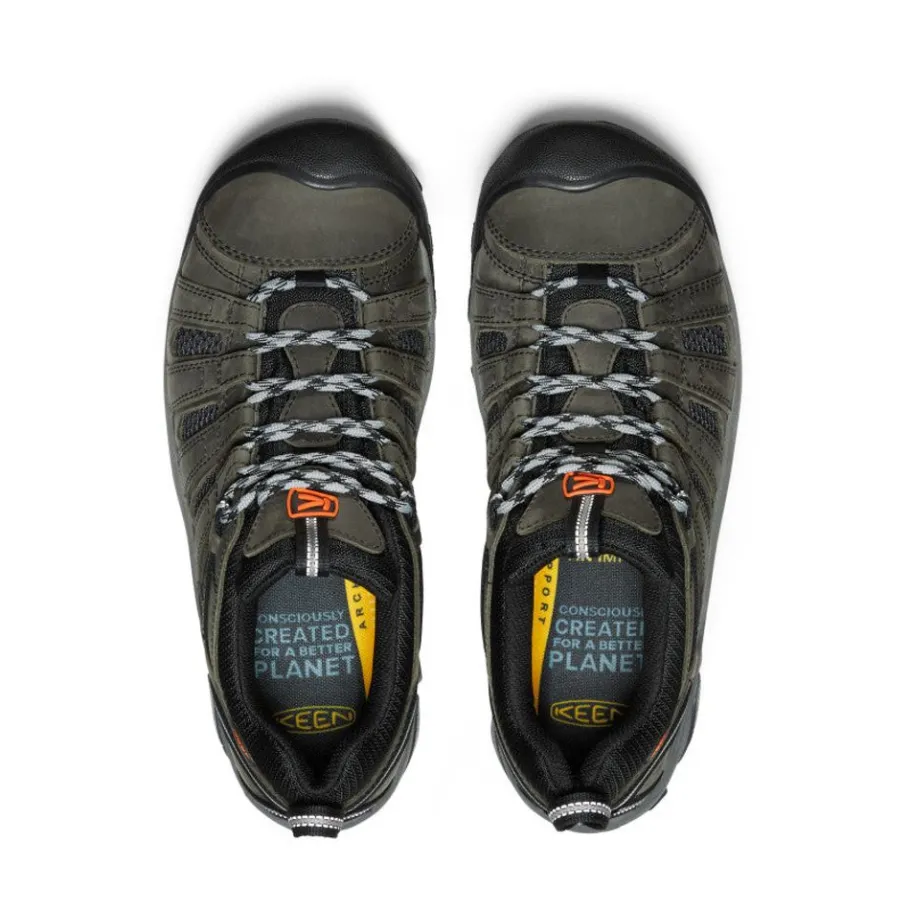 Men KEEN Shoes<Men'S Voyageur | Steel Grey/Scarlet Ibis