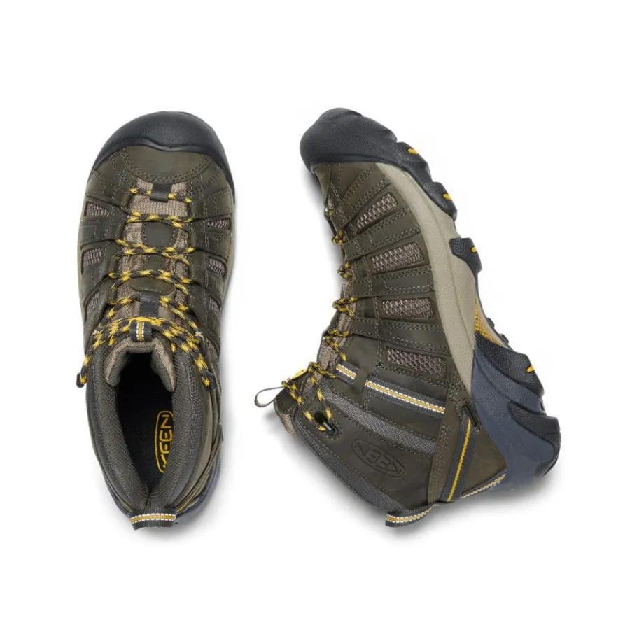 Men KEEN Boots<Men'S Voyageur Mid | Raven/Tawny Olive