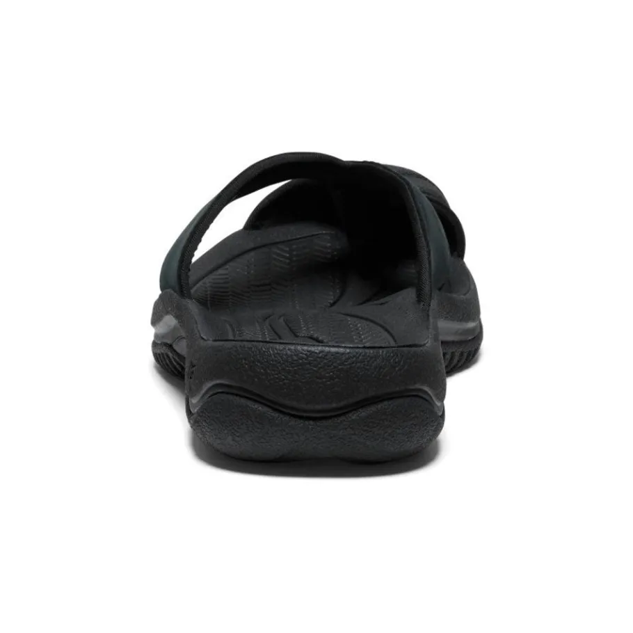 Men KEEN Slip-Ons<Men'S Waimea Leather Flip-Flop | Black/Black