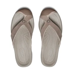 Men KEEN Slip-Ons<Men'S Waimea Leather Flip-Flop | Brindle/Birch