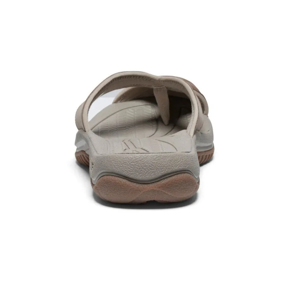 Men KEEN Slip-Ons<Men'S Waimea Leather Flip-Flop | Brindle/Birch