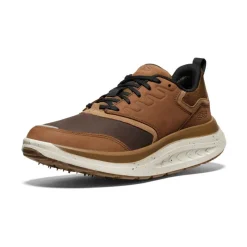 Men KEEN Shoes<Men'S Wk400 Leather Walking Shoe | Bison/Toasted Coconut