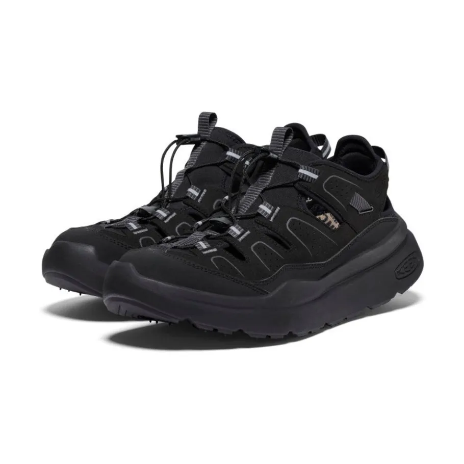 Men KEEN Sandals<Men'S Wk450 Walking Sandal | Black/Black