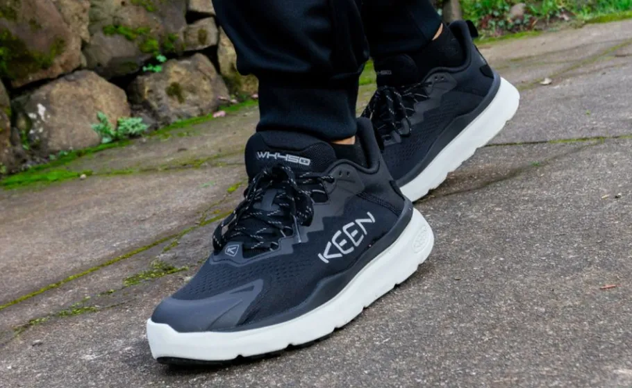 Men KEEN Shoes<Men'S Wk450 Walking Shoe | Black/Star White