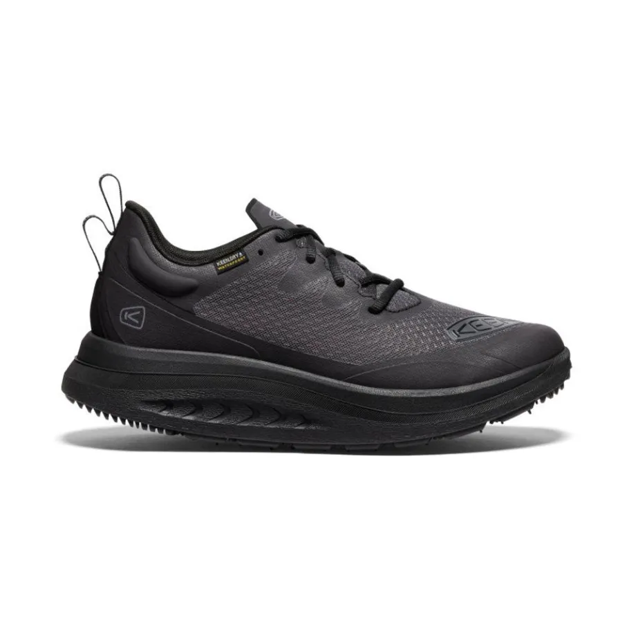 Men KEEN Shoes<Men'S Wk400 Waterproof Walking Shoe | Black/Black