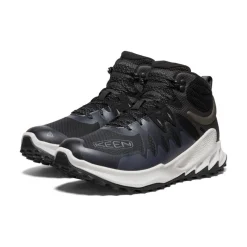 Men KEEN Boots<Men'S Zionic Waterproof Hiking Boot | Black/Steel Grey
