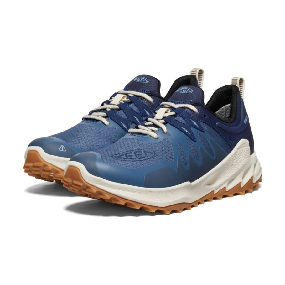 Men KEEN Shoes<Men'S Zionic Waterproof Hiking Shoe | Vintage Indigo/Faded Denim