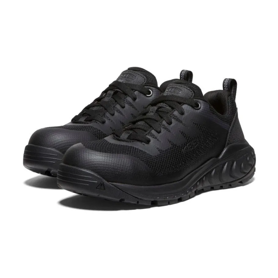 Women KEEN Shoes<Women'S Arvada Esd Work Sneaker (Carbon-Fiber Toe) | Black/Black