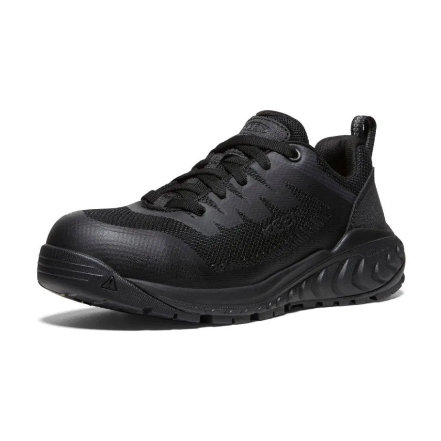 Women KEEN Shoes<Women'S Arvada Esd Work Sneaker (Carbon-Fiber Toe) | Black/Black