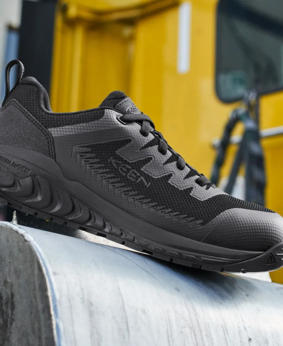 Women KEEN Shoes<Women'S Arvada Esd Work Sneaker (Carbon-Fiber Toe) | Black/Black
