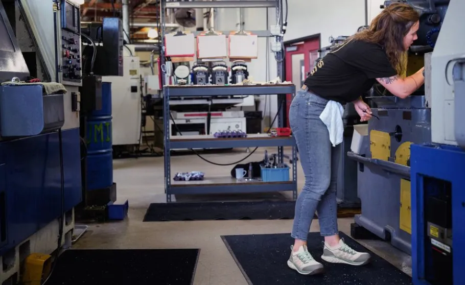 Women KEEN Work Boots & Shoes<Women'S Arvada Shift Work Sneaker (Carbon-Fiber Toe) | Reef Waters/Legion Blue