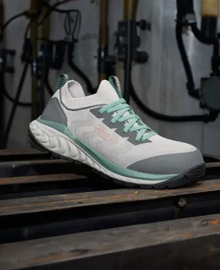 Women KEEN Work Boots & Shoes<Women'S Arvada Shift Work Sneaker (Carbon-Fiber Toe) | Reef Waters/Legion Blue